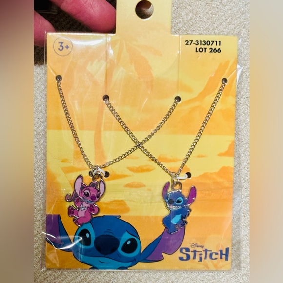 Disney Other - Disney Stitch Best Friends Set of 2 Necklaces
